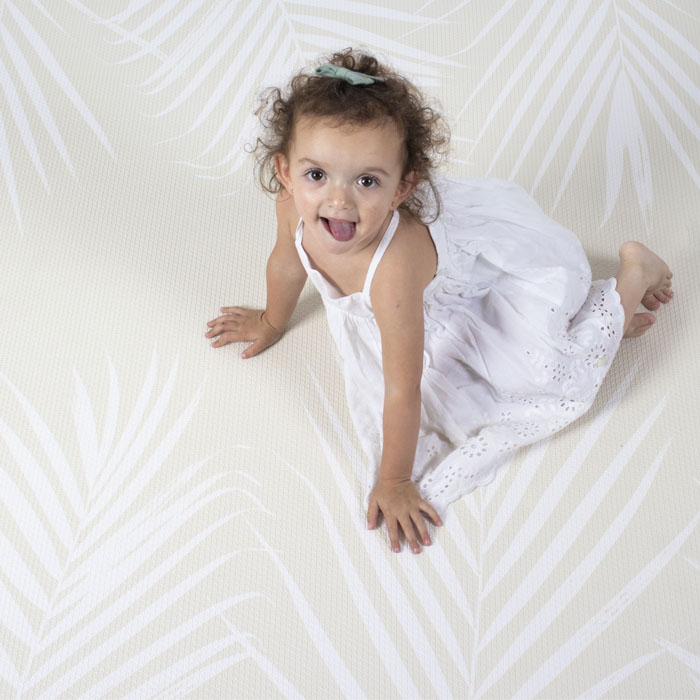 Playmat alfombra bebe petalos/colores 185x125 cm