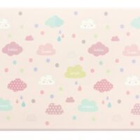 Playmat alfombra bebe nubes/estrellas 185x125 cm - Imagen 3