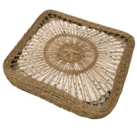 Individual posavaso crochet set 6